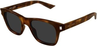 Saint Laurent Sunglasses, male, Brown, Size: 50 MM Sunglasses