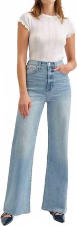 Daze Far Out High Rise Wide Leg Jean In Blooming Vintage