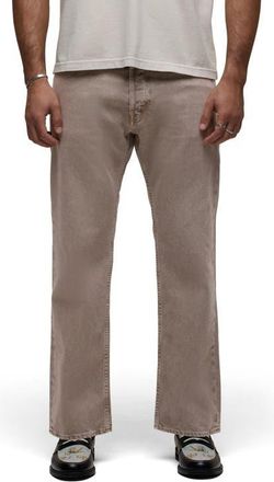 Hudson Rylan Relaxed Straight Leg Jeans in Distress Brindle at Nordstrom, Size 28
