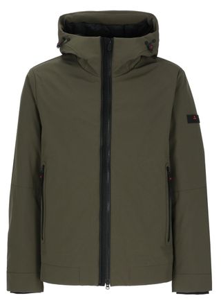 Peuterey Green Loge Hooded Padded Jacket