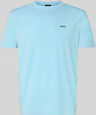 HUGO BOSS Regular Fit T-Shirt aus Baumwoll-Mix Modell TEE in Tuerkis, Gr&ouml;&szlig;e XXL