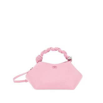 Ganni Mini Bou Braided-handle Shoulder Bag