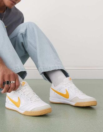 Nike Gato - Sneakers bianche e oro-Bianco