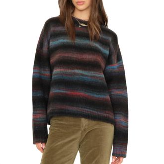 Xirena Anders Pullover Sweater In Black Ombre