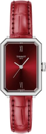 Tissot SRV Red Dial Leather Strap Womens Watch T160.110.16.423.00