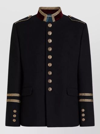 Dolce & Gabbana cashmere wool single-breasted coat