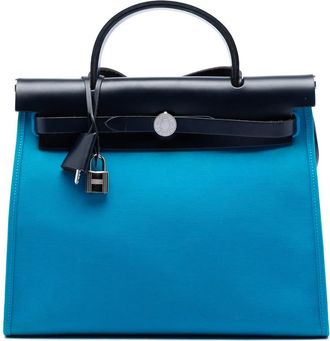 Herm&egrave;s Pre-owned Hermes Toile Herbag Zip 31 Ladies 37TP4CYZOL40IB7L