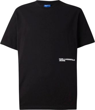 Karl Lagerfeld Hombre, Camisetas, Negro, Talla: L