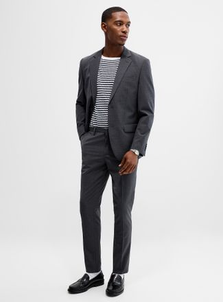 Le 31 Mens Responsible wool-blend pant Stockholm fit - Slim