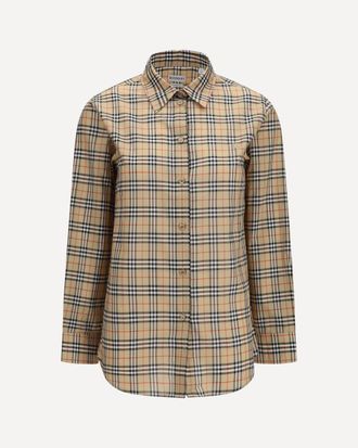 Burberry Classic Check cotton Shirt Female 10
