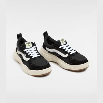 Vans Sneaker VANS UltraRange Neo VR3, Damen, Gr. 38,5, schwarz-weiss (schwarz, wei&szlig;), Leder, Textil, Schuhe Sneaker, mit Logo-Flag