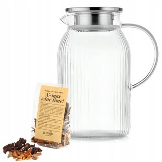 OEM Tetera De Vidrio Resistente Al Calor De 1,5 Litros Para Zumos, Bebidas, Agua Y T&eacute;