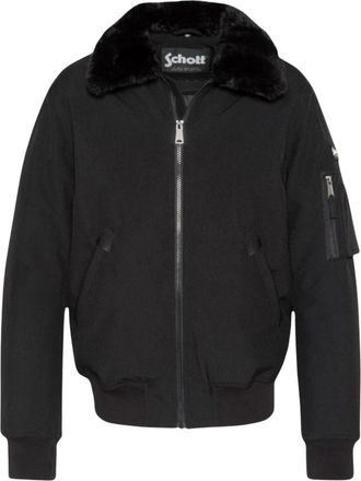 Schott NYC Bomberjack - Heren - Bomber jackets - Zwart - S - Jassen