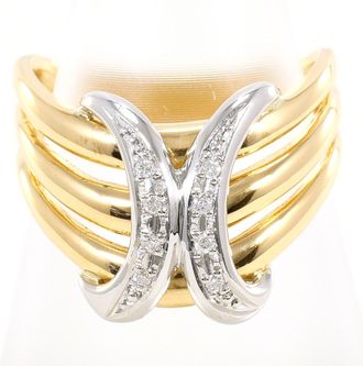 C&A Platinum Yellow Gold Yellow Gold (18K) Platinum 900 Band Ring (Pre-Owned)