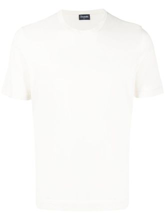 Drumohr T-shirt girocollo - Toni neutri