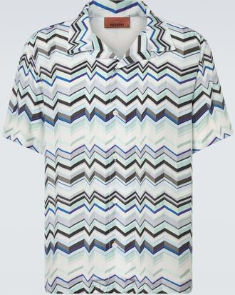Missoni Camicia da bowling a zig-zag