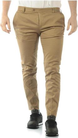 Daniele Alessandrini Jeans - Heren - Chinos - Beige - L - Katoen - Broeken