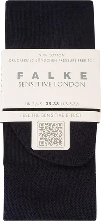Falke Sensitive London Stretch Cotton Socks - Navy - 3942 (IT39 - 42 / UK6 - 9)