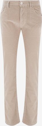 Jacob Cohen Hose mit geradem Bein aus Cordsamt Bard