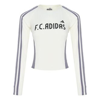 adidas (WMNS) adidas Tiro Long-Sleeve T-Shirt Asia Sizing Off White KZ4171