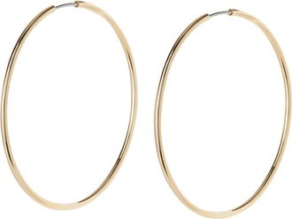 Simons Womens Metallic hoop earrings