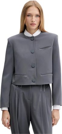 A|X Armani Exchange Mujer, Chaquetas, Gris, Talla: L