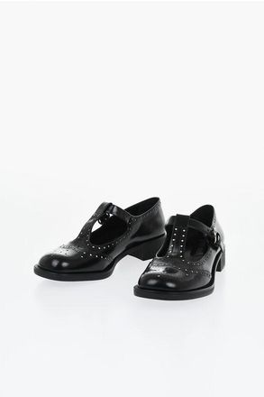 Miu Miu Brushed Leather Mary Jane Pumps 3 Cm Heel size 37,5