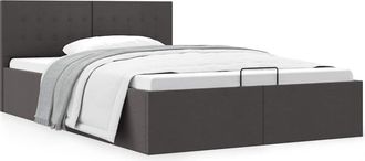 vidaXL Giroletto Idraulico Contenitore Grigio Scuro Tessuto 120x200cm - Vidaxl