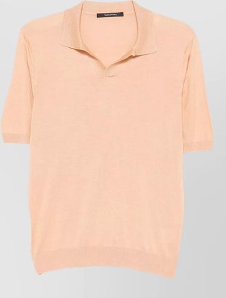 Tagliatore keith polo shirt ribbed collar cuffs