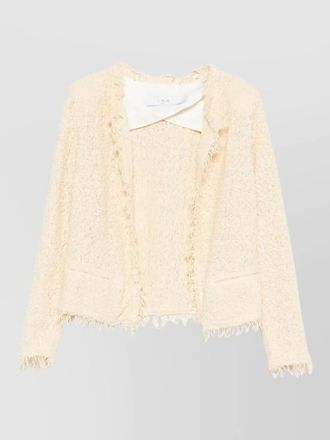 Iro shavani cotton jacket long sleeves open front