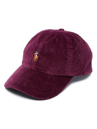 Polo Ralph Lauren Polo Pony corduroy cotton cap - Red