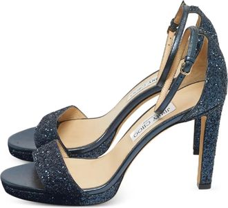 Jimmy Choo London Sandali con glitter - Blu