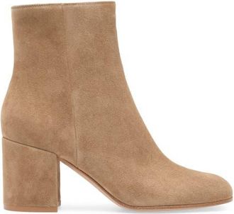 Gianvito Rossi Joelle Booties in Brown at Nordstrom, Size 39.5