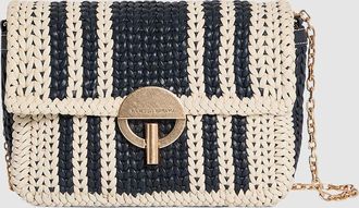 Vanessa Bruno Sac Moon Moyen Marine/Cr&egrave;me