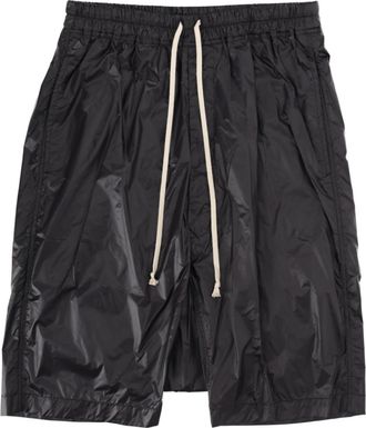 Rick Owens Black Solid Shorts