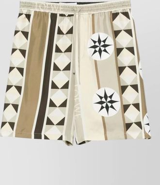 Loewe printed silk tailored shorts