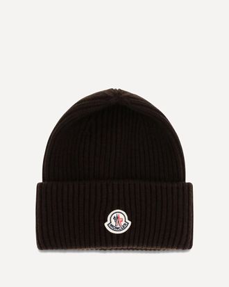 Moncler Wool and cashmere-blend Beanie Male UNI
