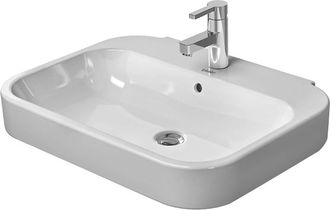 Duravit Duravit - Lavabo Happy D.2 65cm Con Rebosadero, Con Bancada De