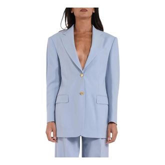 Tagliatore Blazers, female, Blue, Size: 2XS single-breasted jacket model j cecily