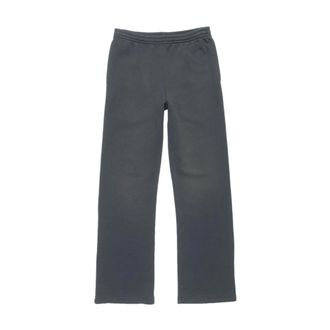 Acne Studios Pantaloni in pile con logo stampato - - Trousers - Donna - Nero - S