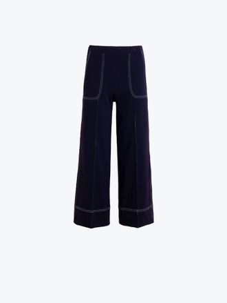 Vilagallo Womens Beti Pull On Trouser In Navy