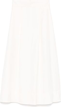 P.A.R.O.S.H. Midi-plooirok - Wit