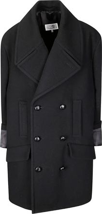 Maison Margiela Cappotto doppiopetto - Nero