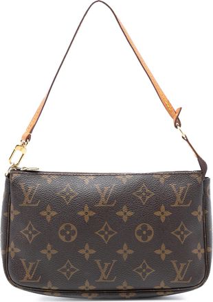 Louis Vuitton Pre-owned Womens Monogram Pochette Accessoires - Brown Textile - One Size
