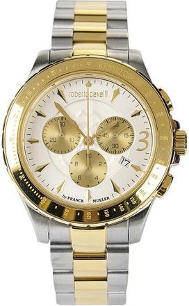 Roberto Cavalli by Franck Muller Chronograph Quartz Silver Dial Mens Watch