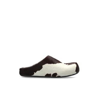 Marni Mules, female, Brown, Size: 10 US Fussbett Sabot