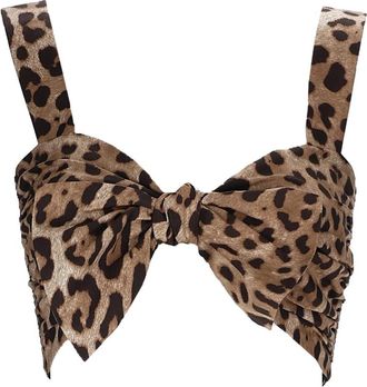 Dolce & Gabbana Leopard Print Top
