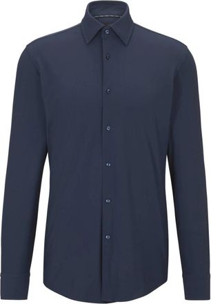 HUGO BOSS P-Hank-Kent-C1-222 Shirt - Heren - Zakelijke Overhemden - Blauw - L - Overhemden