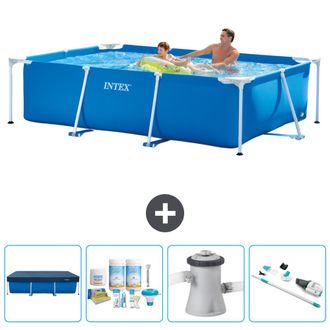 Intex Piscina Con Estructura Rectangular - 260x160x65 Cm - 7-piezas Scb5