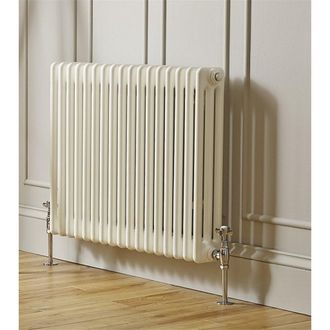 Clifton White Horizontal Radiator with 4 Columns 400mm (H) x 1010mm (W)